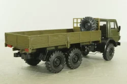 Камаз-43105 с тентом, поворотный мост, хаки, Элекон 1:43