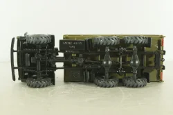 Камаз-43105 с тентом, поворотный мост, хаки, Элекон 1:43