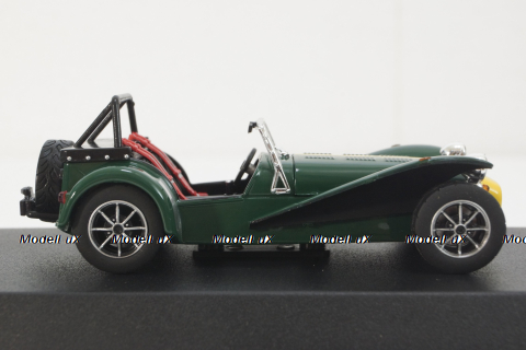 Caterham Super Seven 1979 Green & Yellow, 270213, Norev 1:43
