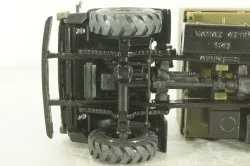 Камаз-43105 с тентом, поворотный мост, хаки, Элекон 1:43