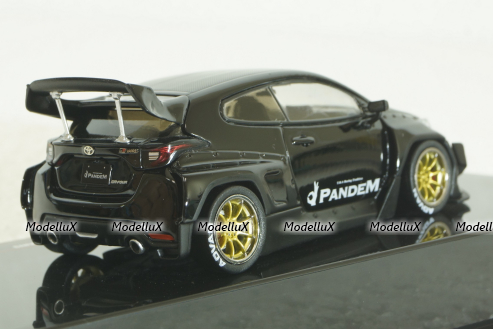 Toyota Pandem GR Yaris, black, MOC340, IXO 1:43