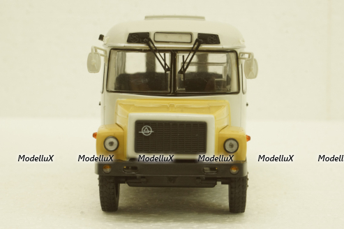 Кавз-3976, бежевый/серый, АвтоИстория 1:43