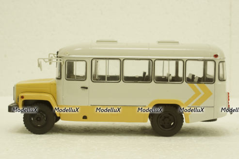 Кавз-3976, бежевый/серый, АвтоИстория 1:43