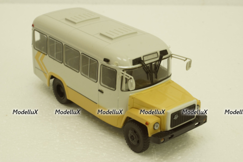 Кавз-3976, бежевый/серый, АвтоИстория 1:43
