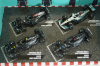 Mercedes AMG Petronas Set F1 4X W14 Team, Набор болидов Mercedes GP из 4х машин Формула 1 , BU38093-PACK, Bburago 1:43