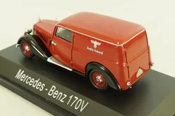 Mercedes 170V (W136) Covered wagon 1946, red,  02253, Schuco 1:43
