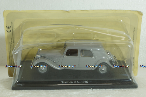 Citroen Traction 11A, grey, 1936, Atlas 1:43