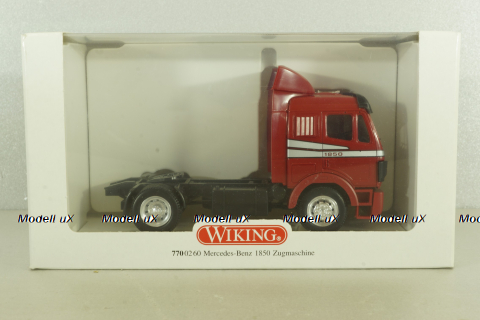 Mercedes 1850 tractor, red, 7700260, Wiking 1:43