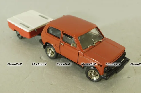 Ваз-2121 Нива с прицепом скиф,Тантал/Радон 1:43