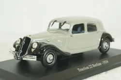 Citroen Traction 22 Berline, grey, 1934, Atlas 1:43