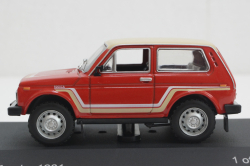 Ваз-2121 Нива, California, red, 1981, WhiteBox 1:43