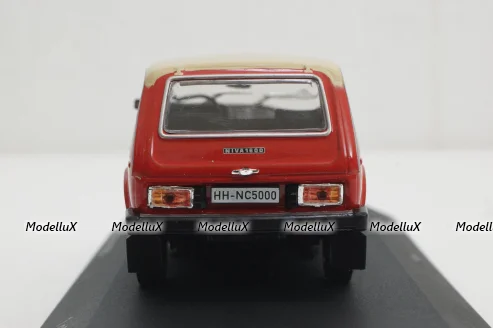 Ваз-2121 Нива, California, red, 1981, WhiteBox 1:43
