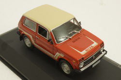 Ваз-2121 Нива, California, red, 1981, WhiteBox 1:43