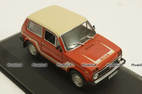 Ваз-2121 Нива, California, red, 1981, WhiteBox 1:43