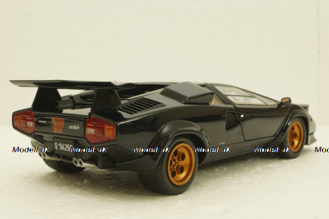 Lamborghini Countach Walter Wolf, Dark Blue, KYO8320D0, Kyosho 1:18
