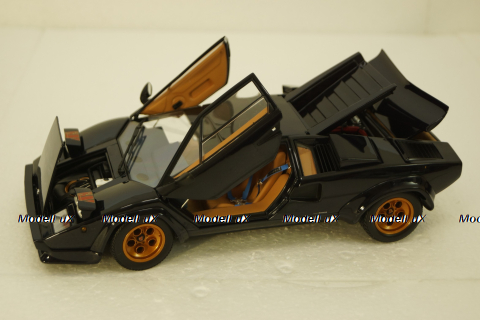 Lamborghini Countach Walter Wolf, Dark Blue, KYO8320D0, Kyosho 1:18