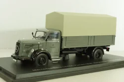 Mercedes L6600 truck "Deutsche Bundespost" telecommunications services, grey,Schuco 1:43