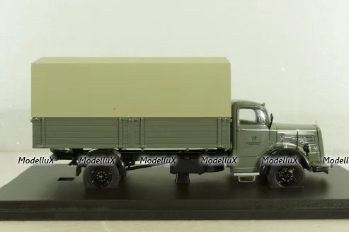 Mercedes L6600 truck "Deutsche Bundespost" telecommunications services, grey,Schuco 1:43