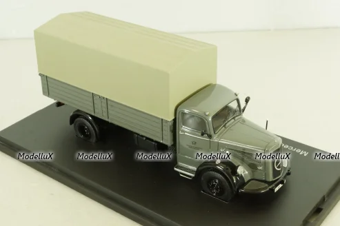 Mercedes L6600 truck "Deutsche Bundespost" telecommunications services, grey,Schuco 1:43