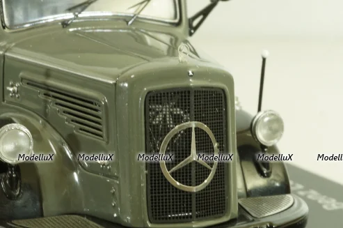 Mercedes L6600 truck "Deutsche Bundespost" telecommunications services, grey,Schuco 1:43