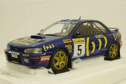 Subaru Impreza, Sainz/Monza, #5, winner Monte Carlo,  KYO8962B0, Kyosho 1:18
