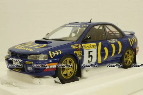 Subaru Impreza, Sainz/Monza, #5, winner Monte Carlo,  KYO8962B0, Kyosho 1:18