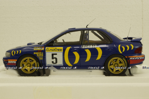 Subaru Impreza, Sainz/Monza, #5, winner Monte Carlo,  KYO8962B0, Kyosho 1:18