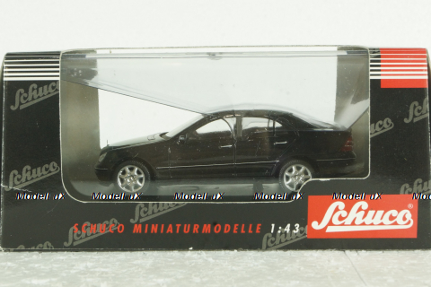 Mercedes C200 Elegance (W203), 2000 C-Klasse black, Schuco 1:43