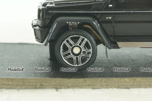 Mercedes G500 4x4² W463 2015, black, G-Class, IScale 1:43 Уценка!