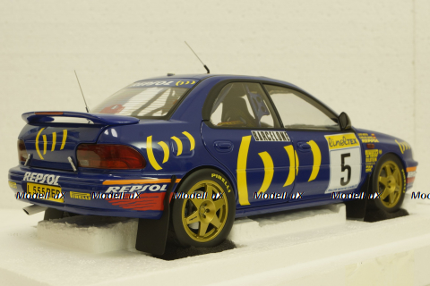 Subaru Impreza, Sainz/Monza, #5, winner Monte Carlo,  KYO8962B0, Kyosho 1:18