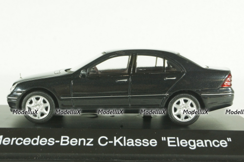 Mercedes C200 Elegance (W203), 2000 C-Klasse black, Schuco 1:43