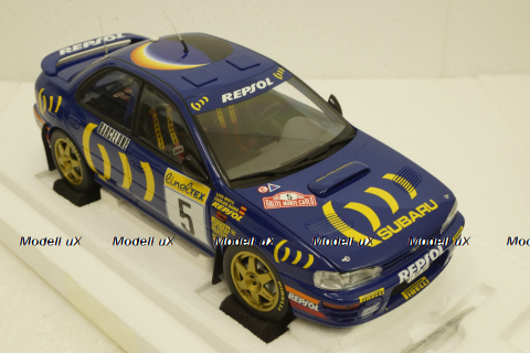 Subaru Impreza, Sainz/Monza, #5, winner Monte Carlo,  KYO8962B0, Kyosho 1:18