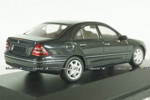 Mercedes C200 Elegance (W203), 2000 C-Klasse black, Schuco 1:43