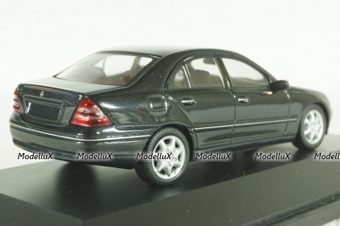 Mercedes C200 Elegance (W203), 2000 C-Klasse black, Schuco 1:43
