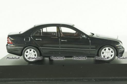 Mercedes C200 Elegance (W203), 2000 C-Klasse black, Schuco 1:43