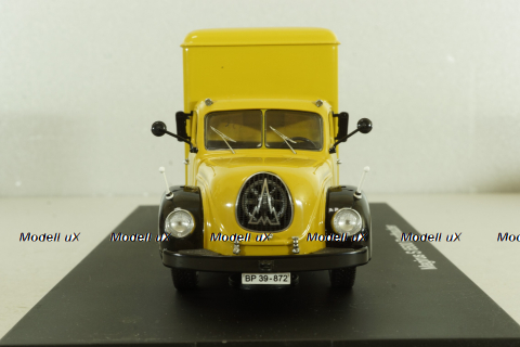 Magirus S 6500 "Deutsche Bundespost" telecommunications services, yellow, Schuco 1:43