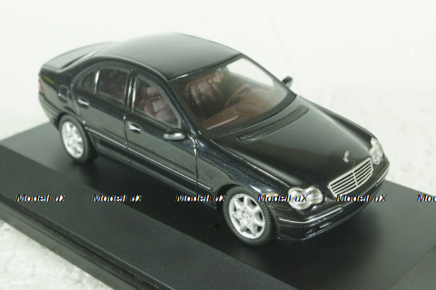 Mercedes C200 Elegance (W203), 2000 C-Klasse black, Schuco 1:43