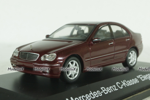 Mercedes C200 Elegance (W203), 2000 C-Klasse red, Schuco 1:43