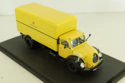Magirus S 6500 "Deutsche Bundespost" telecommunications services, yellow, Schuco 1:43