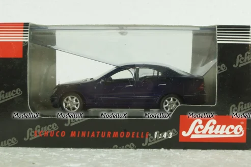 Mercedes C200 Elegance (W203), 2000 C-Klasse blue, Schuco 1:43