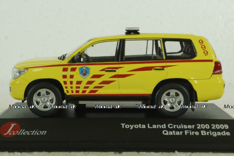 Toyota Land Cruiser 200 Qatar Fire Brigade 2009, JC256, J-Collection 1:43