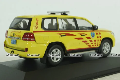 Toyota Land Cruiser 200 Qatar Fire Brigade 2009, JC256, J-Collection 1:43