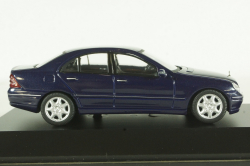 Mercedes C200 Elegance (W203), 2000 C-Klasse blue, Schuco 1:43