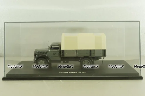 Opel Blitz S 3t "Deutsche Bundespost" telecommunications services, grey, Schuco 1:43