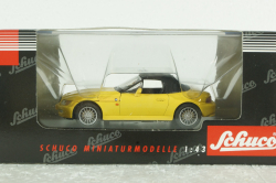 BMW Z3 Softtop yellow, Schuco 1:43