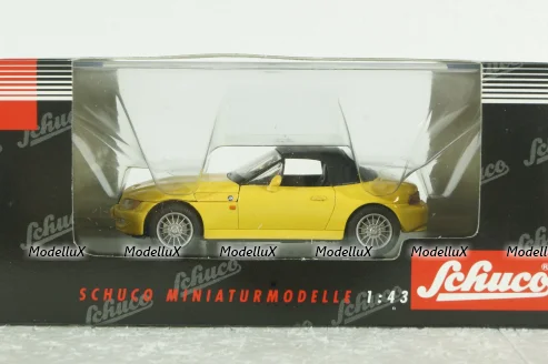 BMW Z3 Softtop yellow, Schuco 1:43