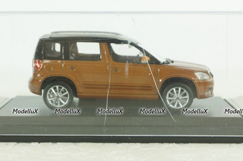 Skoda Yeti 2016, orange, Abrex 1:43  Уценка!