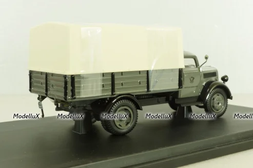 Opel Blitz S 3t "Deutsche Bundespost" telecommunications services, grey, Schuco 1:43