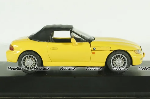 BMW Z3 Softtop yellow, Schuco 1:43