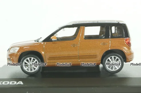 Skoda Yeti 2016, orange, Abrex 1:43  Уценка!